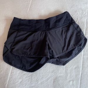 Speed Up black Lululemon shorts